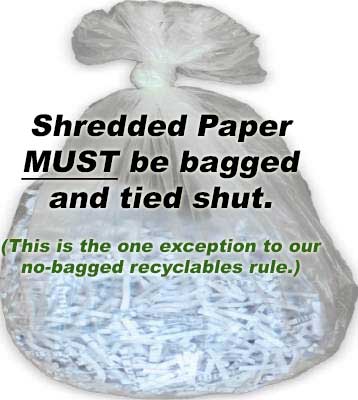 Shredded Paper (Bagged)